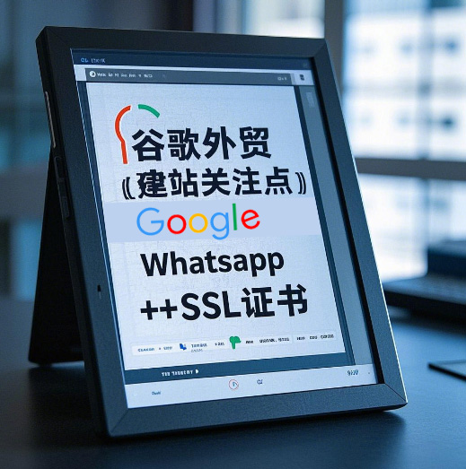 谷歌外贸建站关注点——whatsapp+SSL证书